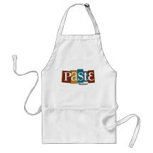 Paste Block Logo Magazine Colour Apron