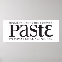 Paste Classic Black Logo Poster Print