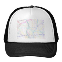Pastel Abstract Background Mesh Hat