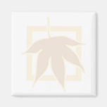 Pastel Autumn Maple Leaf Magnet
