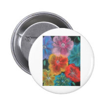 pastel blooms button