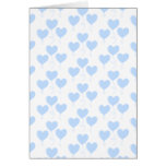 Pastel Blue Heart Balloon Pattern. Cards