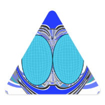 Pastel blue superfly design