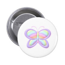 Pastel Butterfly Buttons