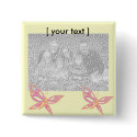 Pastel Butterfly template card buttons