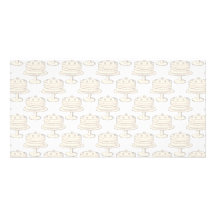 Pastel Cake Pattern. Photo Card