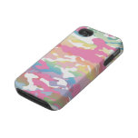 PASTEL CAMO -iPHONE 4 TOUGH Case-Mate Case