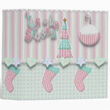 pastel christmas joy notebook 3 ring binder
