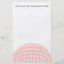 Pastel Circle Globe Corporate Business Flyer