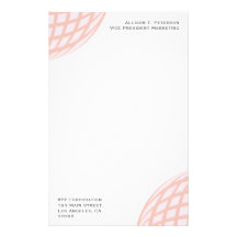 Pastel Circle Globe Corporate Business Stationery