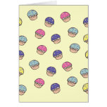 Pastel Cupcakes Pattern Greeting Cards