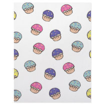 Pastel Cupcakes Pattern Custom Letterhead