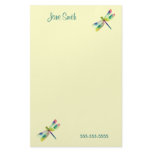 Pastel Dragonfly Stationery