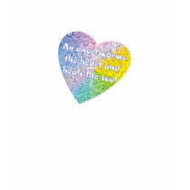 Pastel Droplets Angel Heart t-shirts