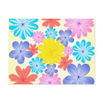 pastel flowers