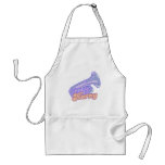 pastel horn horny design aprons
