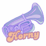 pastel horn horny design photo sculptures