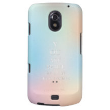 Pastel Inspirational Beautiful Quote Samsung Galaxy Nexus Cover