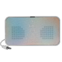 Pastel Inspirational Beautiful Quote Mp3 Speaker