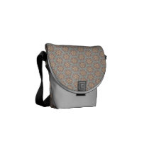 Pastel Kaleidoscope flower pattern mini messenger messenger bags