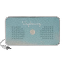 Pastel Moon Doodle Speaker