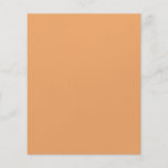 Pastel Orange Flyer