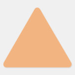 Pastel Orange   Triangle Sticker