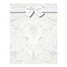 pastel ornate abstract art nouveau design letterhead design