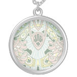 pastel ornate abstract art nouveau design pendants