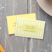 Pastel Patisserie Business Card