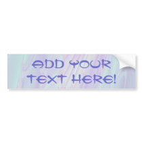 Pastel Pattern Fractal - Sea Shell Style. Bumper Sticker