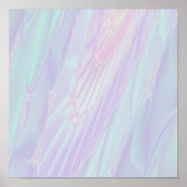 Pastel Pattern Fractal - Sea Shell Style. Poster