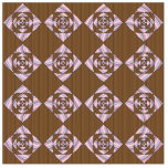 Pastel Pink and Brown. Floral Design. Cut Outs