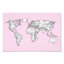 Pastel pink atlas photograph