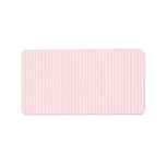 Pastel Pink Candy Stripes. Address Label