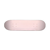 Pastel Pink Candy Stripes. Skate Board Deck