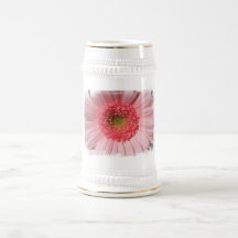 Pastel Pink Daisy  Beer Steins Mug