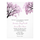 Pastel Pink Trees - Wedding Invitations invitations