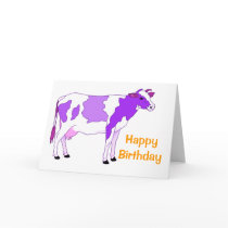 Pastel Purple Cow Birthday