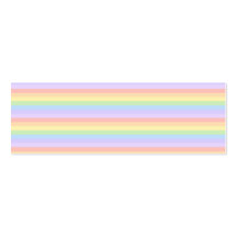 Pastel Rainbow Stripes. Business Card