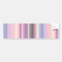 Pastel Regenbogen Streifen Fantasy Art - Art Deco Auto Aufkleber