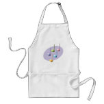 pastel shiny music notes aprons