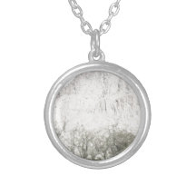 Pastel Sketch of Hill in Tucson Necklace