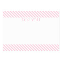 Pastel Stripe Mini Flat Card // Gift Tag Business Card Templates