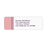 Pastel Stripes Business Labels