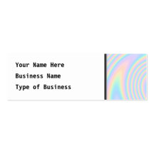 Pastel Swirl Twist Design. Business Cards