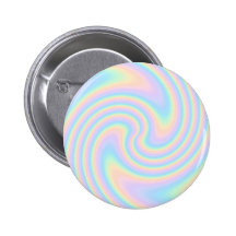 Pastel Swirl Twist Design. Buttons