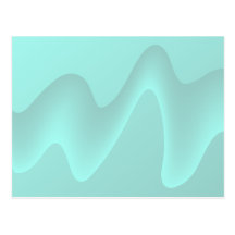 Pastel Turquoise Abstract Swirl Image. Post Cards