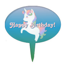 Pastel Unicorn Cake Pick