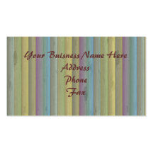 Pastel Wood Business Card Template